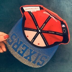 Sixers 76ers Snapback Hat Flat Brim Philly